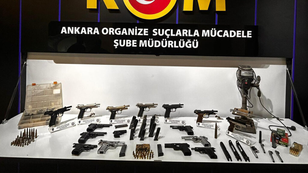 Ankara’da Silah Kaçakçılığına Darbe: 4 Kişi Tutuklandı