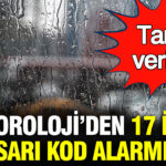 Meteoroloji’den Sarı Kod Uyarısı: 17 İl için Hava Durumu Alarmı